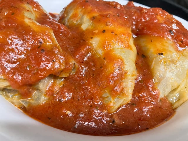 Stuffed Cabbage Rolls.