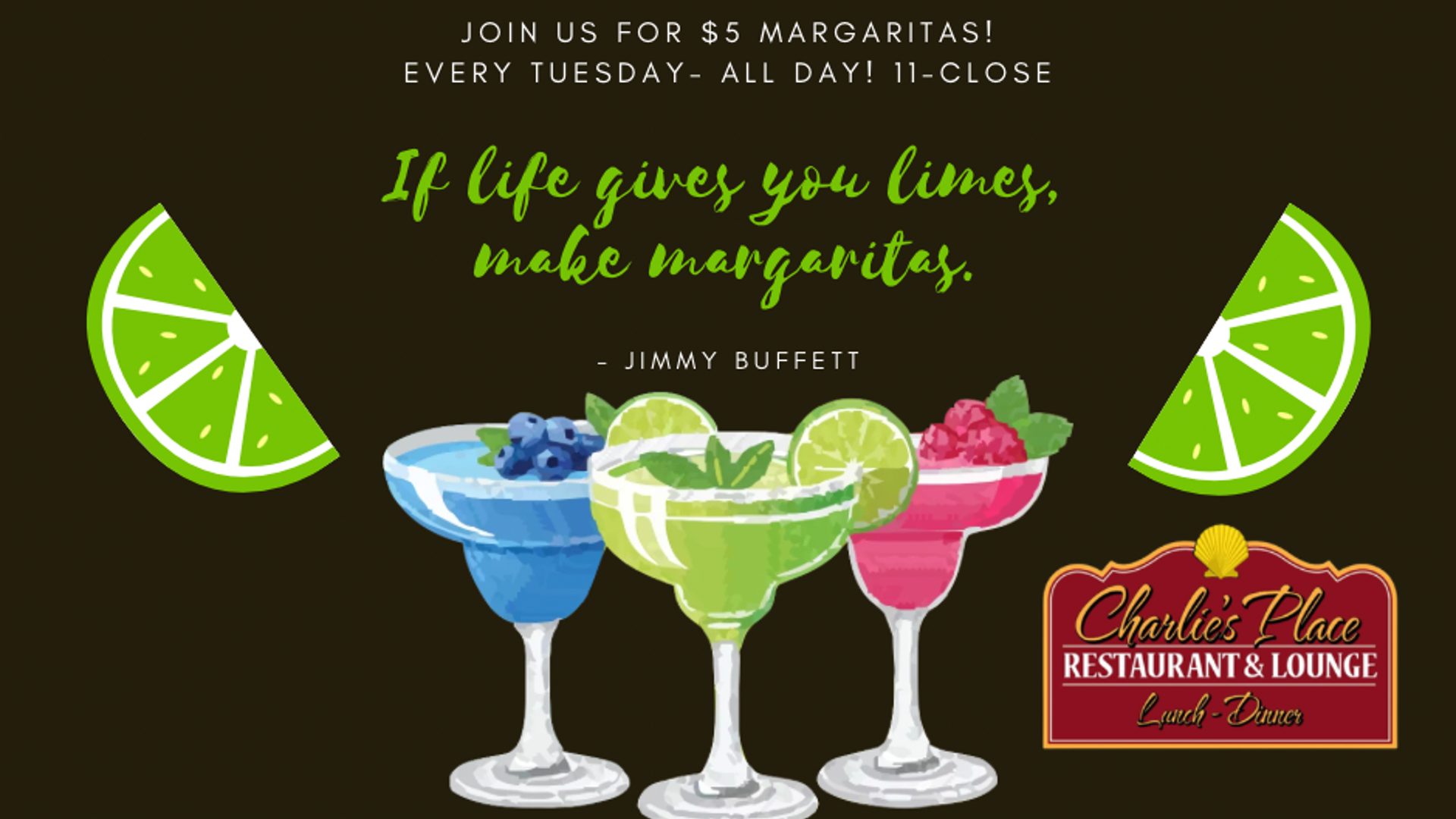 $5 Margarita Tuesdays!
