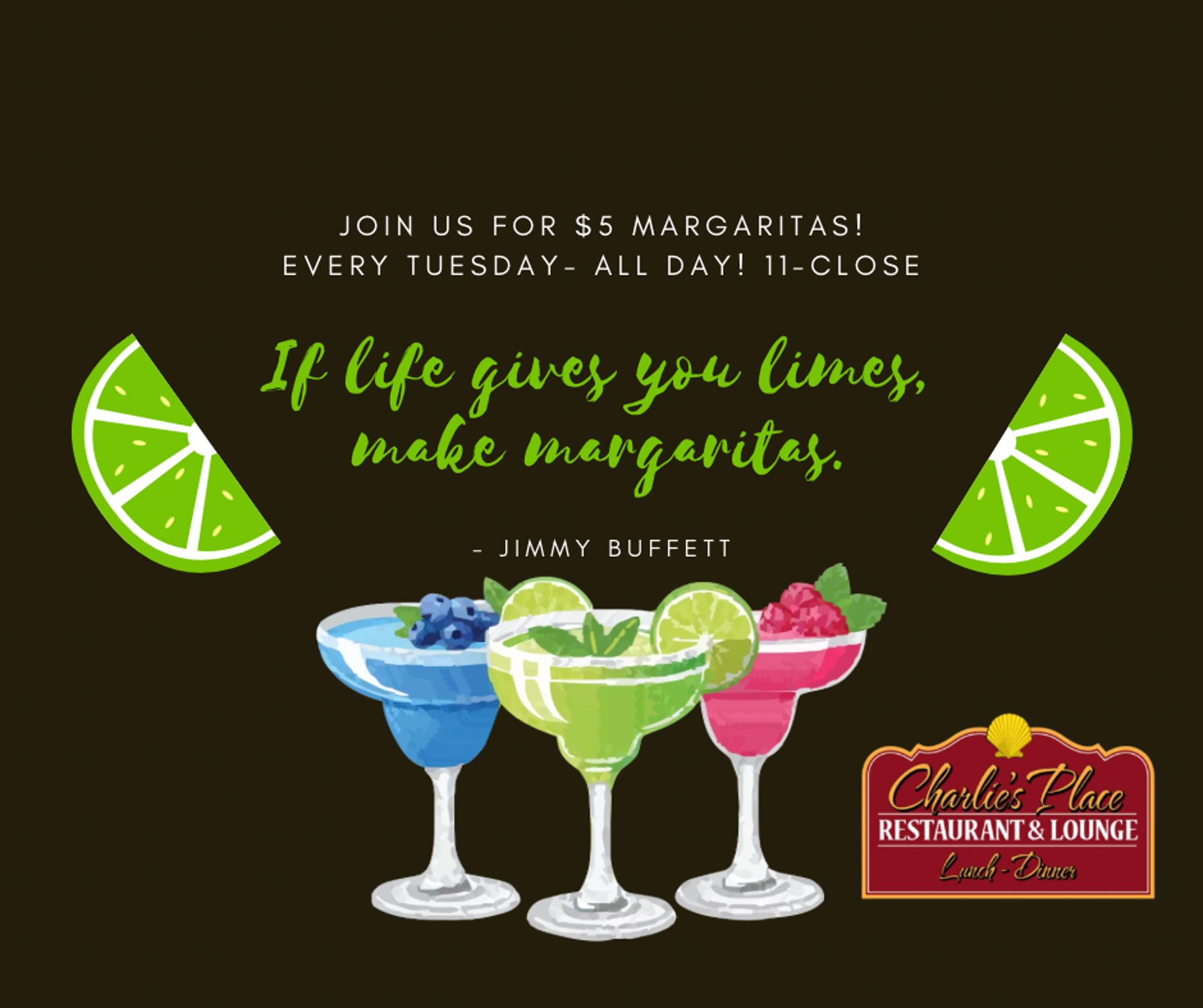 $5 Margaritas- Every Tuesday