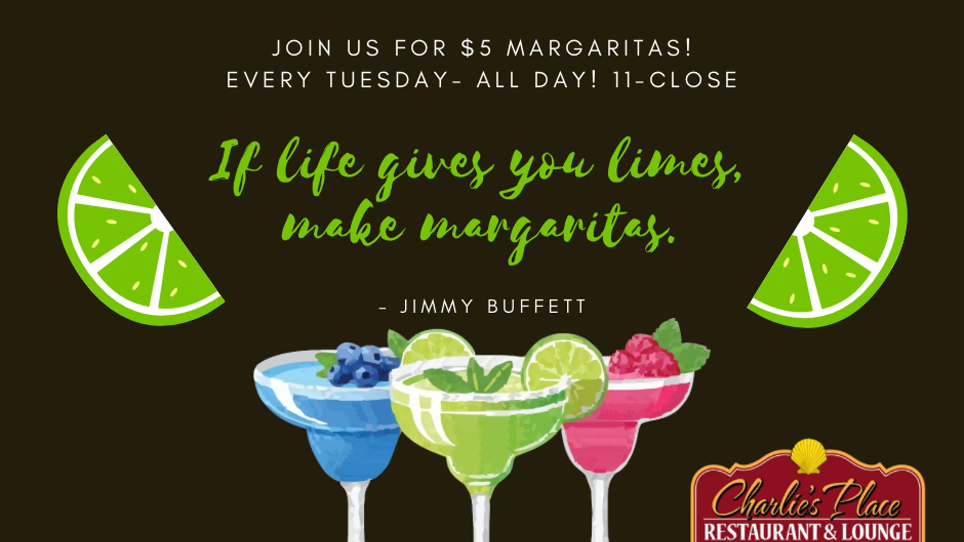 $5 Margarita Tuesdays!