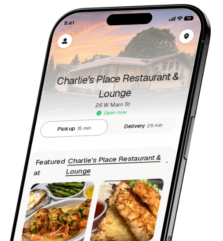 Charlie's Place Restaurant & Lounge app preview