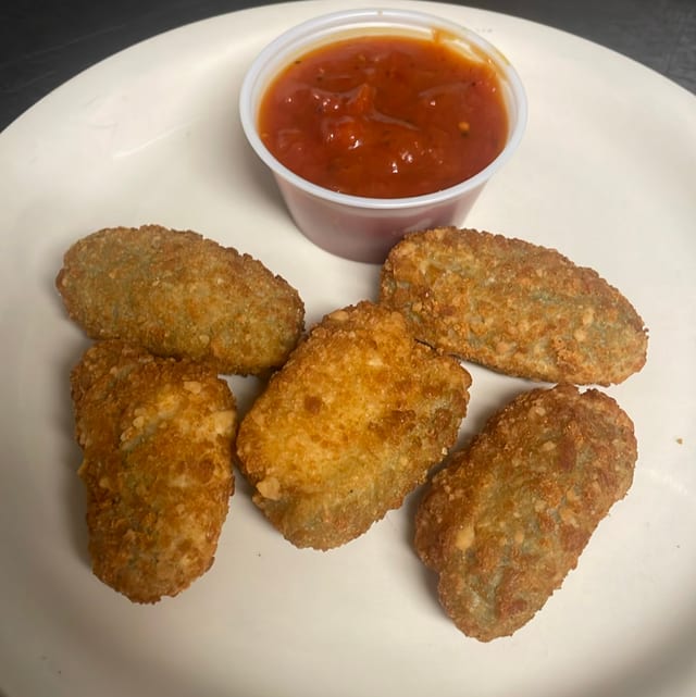 Jalapeno Poppers w/ Marinara Sauce.