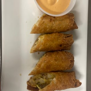 Philly Cheesesteak Eggrolls w/ Cajun Ranch