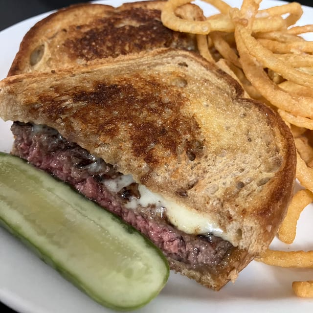Patty Melt w/ Fries.