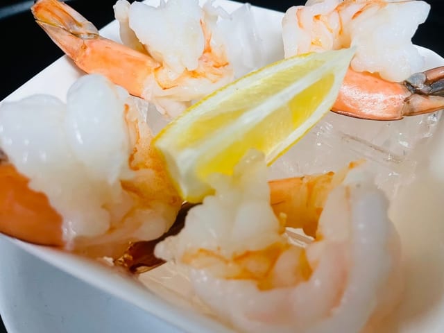 (4) Shrimp Cocktail.