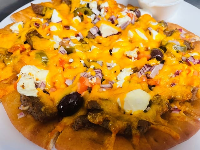 Greek Nachos.