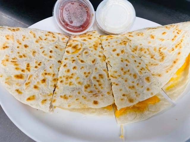 Chicken Quesadilla.